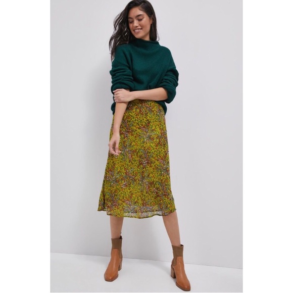 NWT ANTHROPOLOGIE MAEVE CATHRYN SEQUINED SKIRT